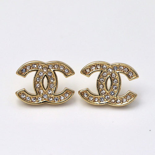 Reluxe Vintage Earrings Crystal CC Studs