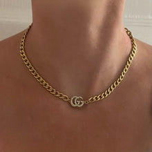 Load image into Gallery viewer, Reluxe Vintage GG Golden Choker
