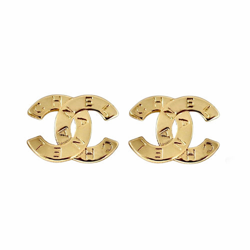 Reluxe Vintage Gold Button Studs