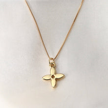 Load image into Gallery viewer, Reluxe Vintage Louis Fleur Charm Necklace
