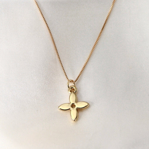 Reluxe Vintage Louis Fleur Charm Necklace