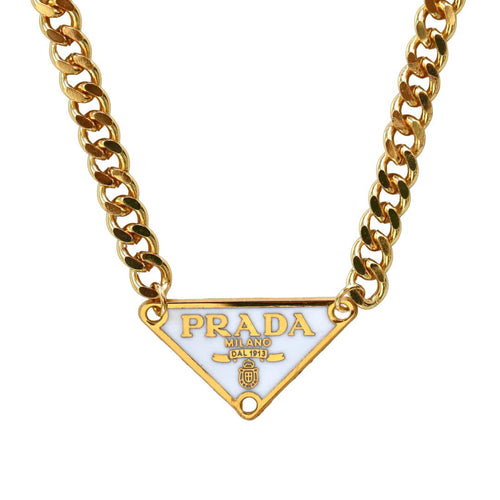 Reluxe Vintage Milano Blanc Gold Necklace