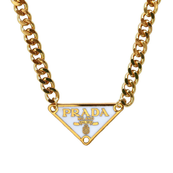 Reluxe Vintage Milano Blanc Gold Necklace