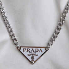 Load image into Gallery viewer, Prada Blanc Silver Necklace - Reluxe Vintage
