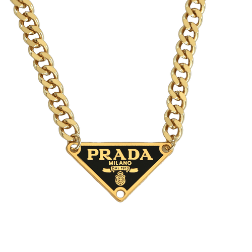 Reluxe Vintage Milano Noir Gold Necklace
