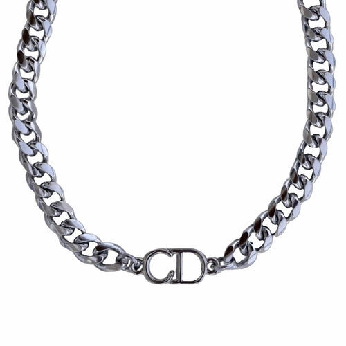 Reluxe Vintage Silver CD Choker