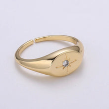 Load image into Gallery viewer, Reluxe Vintage Star Ring Gold
