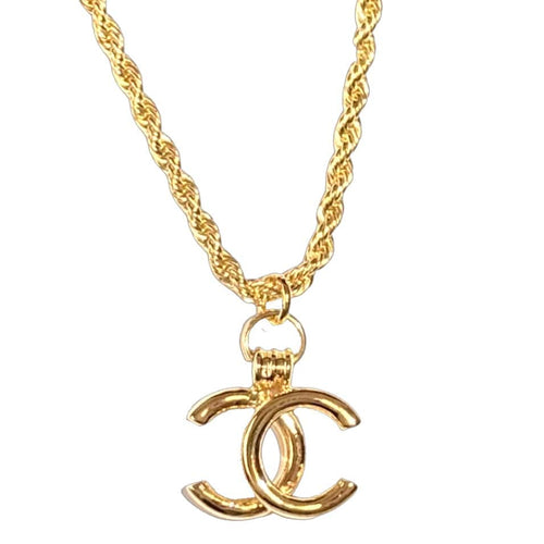 Reluxe Vintage Vintage CC Pendant Necklace