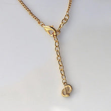 Load image into Gallery viewer, Reluxe Vintage Vintage CD Crystal Pendant Necklace
