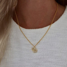 Load image into Gallery viewer, Reluxe Vintage Vintage CD Crystal Pendant Necklace
